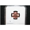 Image 2 : 2010 First Day Ceremony Lincoln-Union Shield Penny; NGC Graded BU