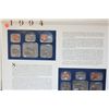 Image 2 : 1994 US Mint Coin Set Commerating World Cup Soccer W/Postal Stamp Dated 1995; P&D Mints, UNC