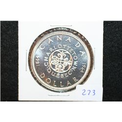 1964 Canada $1 "Charlottetown Quebec" Foreign Coin
