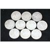 Image 2 : Walking Liberty Half Dollar; Various Dates & Conditions; Lot of 10