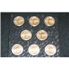 Image 2 : 2009 US Presidential $1 Mint Coin Set-Satin Finish; P&D Mints; Lot of 8