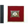 Image 2 : 1990 First Day Issue 22K Gold Replica Stamp W/Postal Stamp; Love With Heartfelt Affection