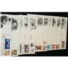 Image 2 : 1987-1991 First Day Issue Postal Stamp W/Envelope; Lot of 11