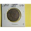 Image 1 : 1851 LARGE CENT