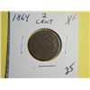 Image 1 : 1864 2CENT COPPER