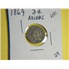 Image 1 : 1869 3CENT NICKEL