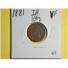 Image 1 : 1881 INDIAN HEAD CENT