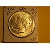 Image 1 : 1922 P PEACE DOLLAR