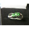 Image 1 : RUSSIAN DIOPSIDE DIAMOND RING SIZE 8