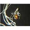 Image 1 : BALTIC AMBER SPIDER SET WITH SILVER CHAIN