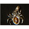 Image 1 : BALTIC AMBER SPIDER SET WITH SILVER CHAIN