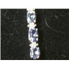 Image 3 : PLATNIUM OVERLAY SILVER TAZANITE RING SIZE 8 AND PENDANT