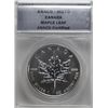 Image 1 : 2012  Canada  Maple Leaf 1oz. silver ANACS70