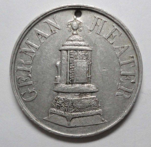 1904 Worlds Fair Expo Token St Louis German Heater 1904-worlds-fair-expo-token-st-louis-german-heater