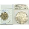 Image 1 : 1880S Morgan $   ACUGRADE 65  but we grade MS63/64