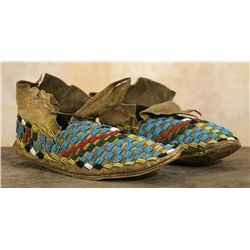 Yankton Sioux Moccasins, 19th century