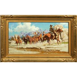 Paul Mann, oil on canvas