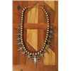 Navajo Dragonfly Squash Blossom Necklace, circa mid 1900s