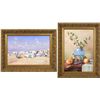 Image 1 : Vasiliy Gribennikov, two oils on canvas