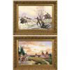 Image 1 : Vasiliy Gribennikov, two oils on canvas