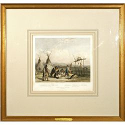 Karl Bodmer, aquatint engraving