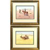 Image 1 : Leonard Reedy, two watercolors