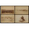 Image 1 : Four C. D. Kirkland Boudoir Cards, Cowboy Life