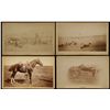 Image 1 : Four C. D. Kirkland Boudoir Cards, Cowboy Life
