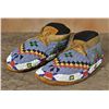 Image 1 : Assiniboine Beaded Moccasins, circa 1885