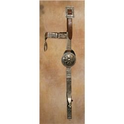 Navajo Silver Headstall, circa 1940s