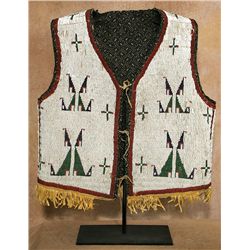 Sioux Beaded Vest, circa 1885