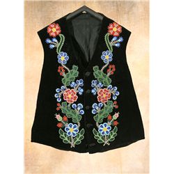 Chippewa Beaded Vest, circa 1920s