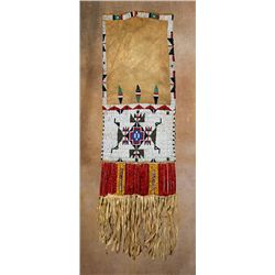 Lakota Sioux Pipebag, Beaded & Quilled, 19th century