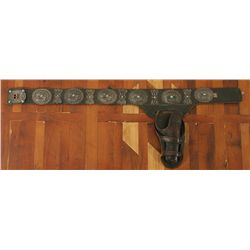 Buscadero-Style Holster & Gun Belt, circa 1930s-50s