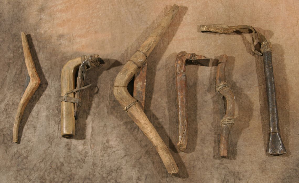 Hide Fleshing Tools, Meyers Collection