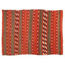 Navajo Transitional Wearing Blanket, 6' x 4'5"
