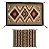 Image 1 : Pair of Navajo Weavings, 3'11 x 2'6" & 2'5" x 1'9"