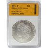 Image 1 : 1921-P Morgan Silver Dollar SGS MS66