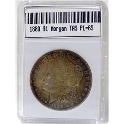 1889 Morgan Silver Dollar TAS PL-65 W/Appraisal