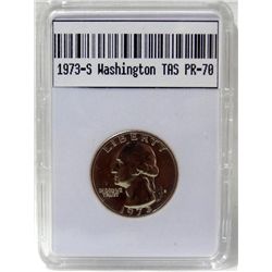 1973-S Washington Quarter TAS PR-70
