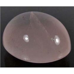 2174 - 40.23 CT - OVAL CABOCHON PINK ROSE QUARTZ