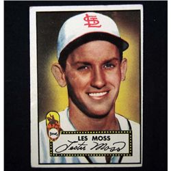 5723 - 1952 TOPPS BASEBALL CARD - #143 LESS MOSS