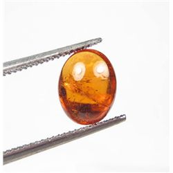 5930 - 2.45 CT - NATURAL ORANGE SPESSARTINE OVAL CABOCHON GARNET