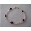 Image 1 : 55 .50 ctw Mix Semi  Precious Bracelet .925 Sterling