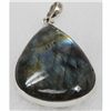 Image 1 : Natural 24.44g Semi-Precious Pendant .925 Sterling