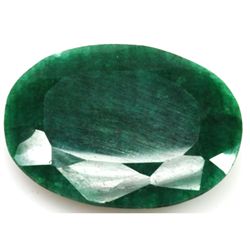 African Emerald Loose Gems 239.84ctw Oval Cut