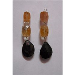 Natural 32.15ct Semi Precious Earring .925 Sterling