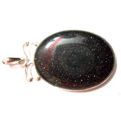 Natural 13.07 g Semi-Preicous .925 Sterling Pendant