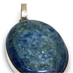 Natural 132.06 ctw Semi Precious .925 Sterling Pendant