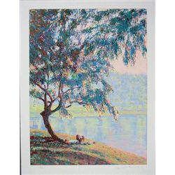 Bill Bagley DAYDREAMER Impressionistic Signed Art Print